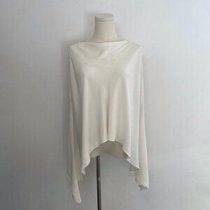 Kes 100 Silk Asymmetrical Drape Blouse | Women’s XS